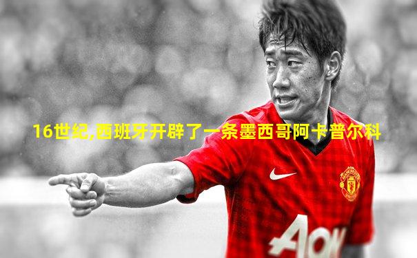 16世纪,西班牙开辟了一条墨西哥阿卡普尔科